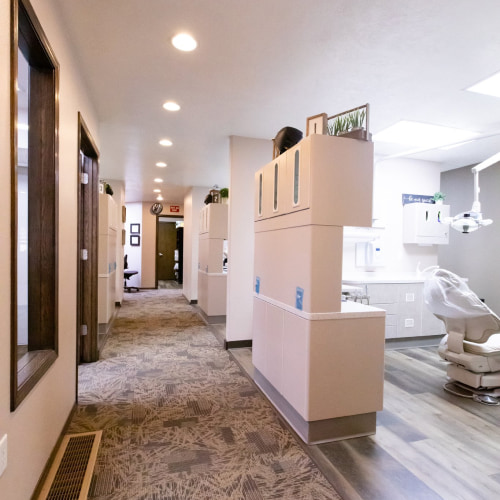 Canyon View Dental interior shot with dentist's chairs